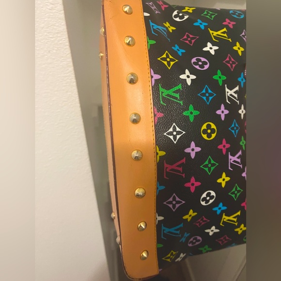 AUTHENTIC Louis Vuitton Piano Black Monogram Multicolor Shoulder Bag - Picture 16 of 16